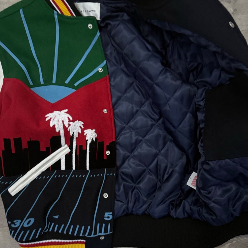First Row Varsity Jacket NWT - image 6